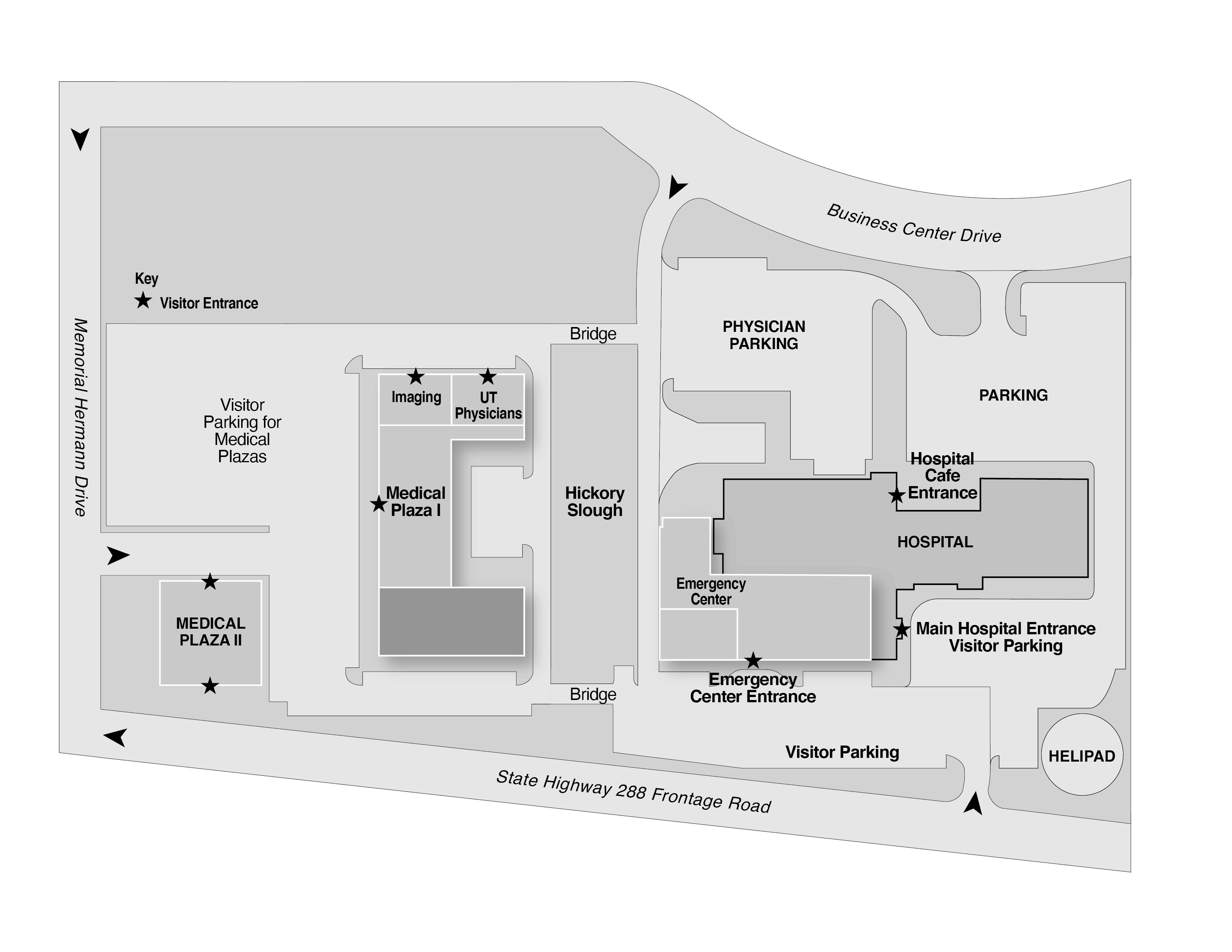 Pearland Campus Map Thumbnail