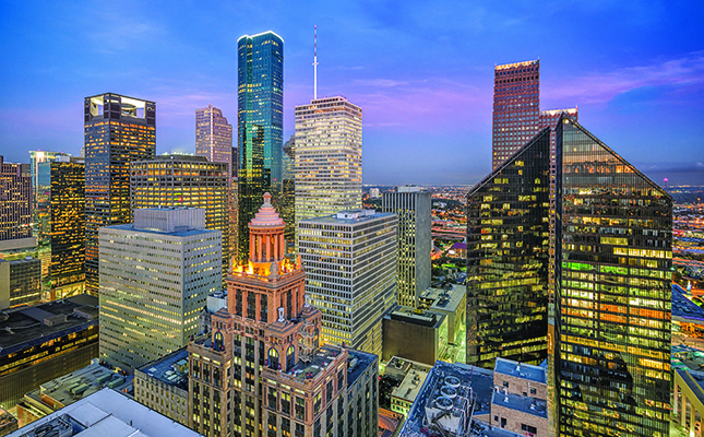 Houston Evening Skyline