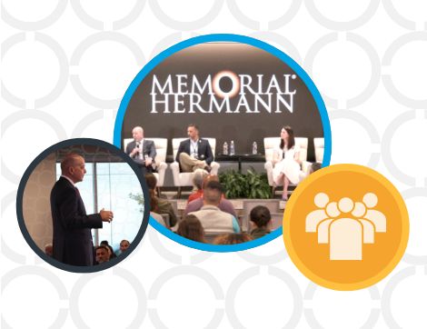 Memorial Hermann Leaders at Townhall