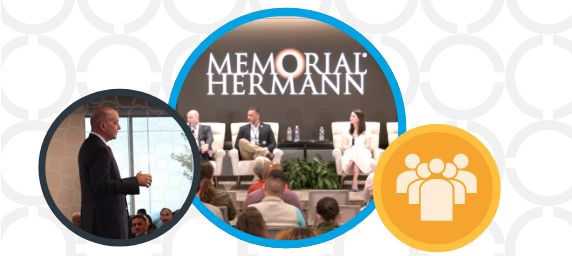 Memorial Hermann Leaders at Townhall