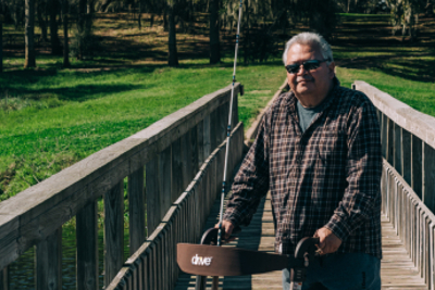 Memorial Hermann Rehabilitation Hospital - Katy patient, Ruben, gets back to doing what he loves. 