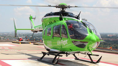 green helicopter