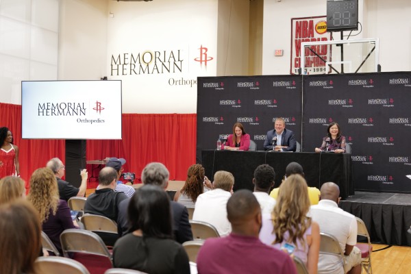 Memorial Hermann | Rockets Orthopedics press conference