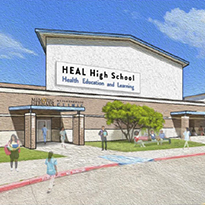 HEAL High School Proposed Rendering