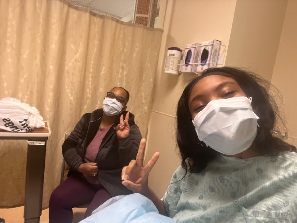 patient gabrielle in surgery room