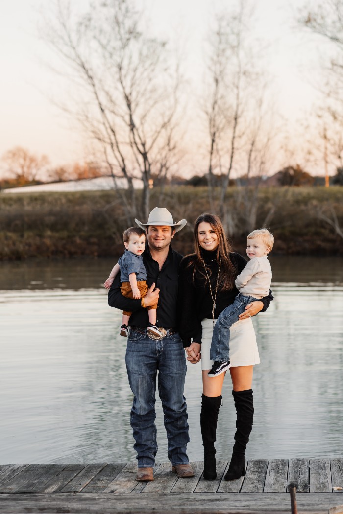 patient Luke Keaton with family