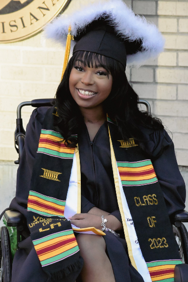 TIRR Memorial Hermann patient, Yani Jones, graduates from Xavier University.