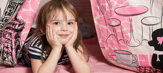 Child posing for picture