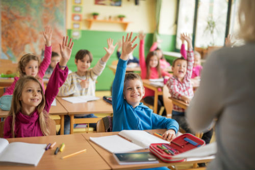 Kids in classroom