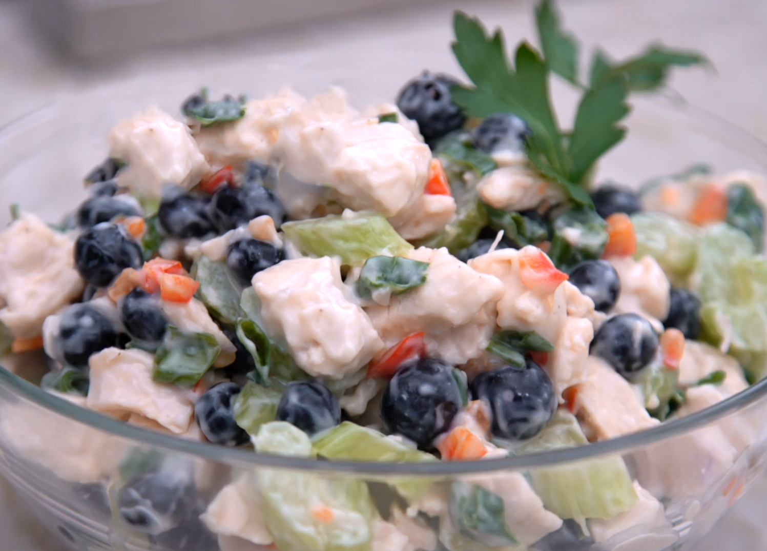 Lemon Blueberry Chicken Salad