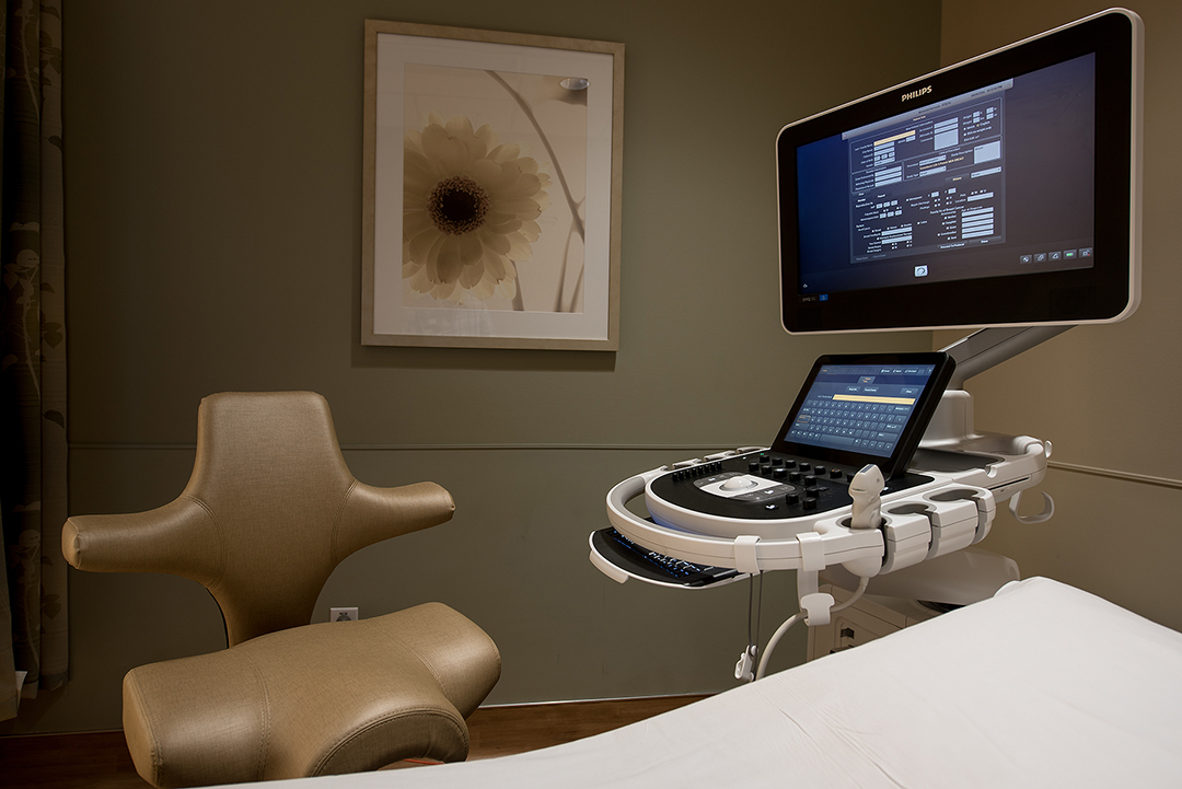 Patient Room at the Breast Care Center at Cypress Hospital