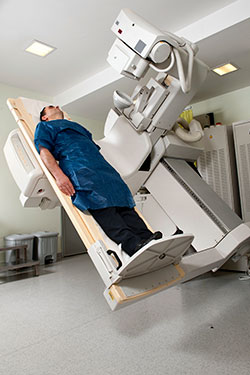 Fluoroscopy patient vertical