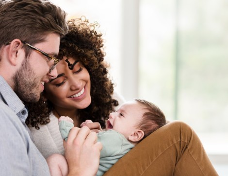 family with babies