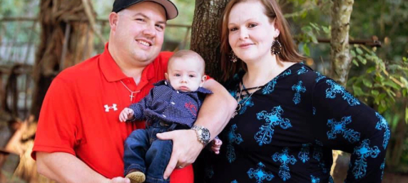 patient shawn with family