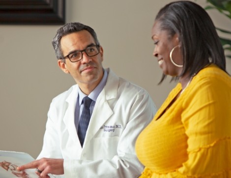 A conversation between a patient and a Davis Clinic physician