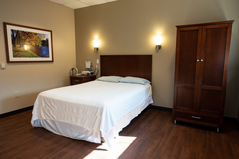 Sleep Disorders Center Overnight Patient Room