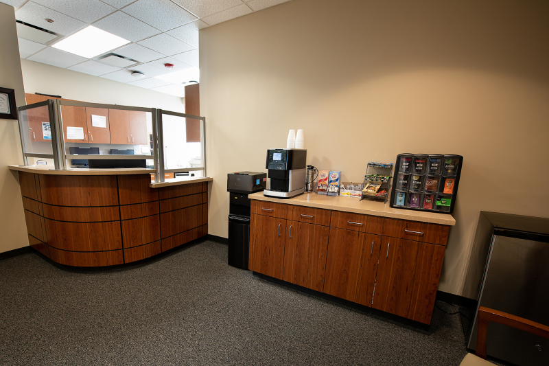 Sleep Disorders Center Lobby Refreshments