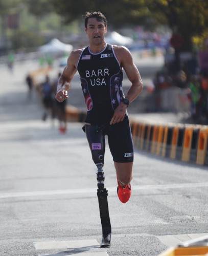 Mark Barr, Paralympic athlete and former TIRR Memorial Hermann patient.