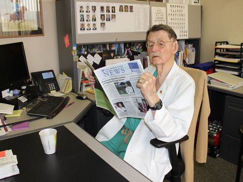 Dr. Duke at his Desk